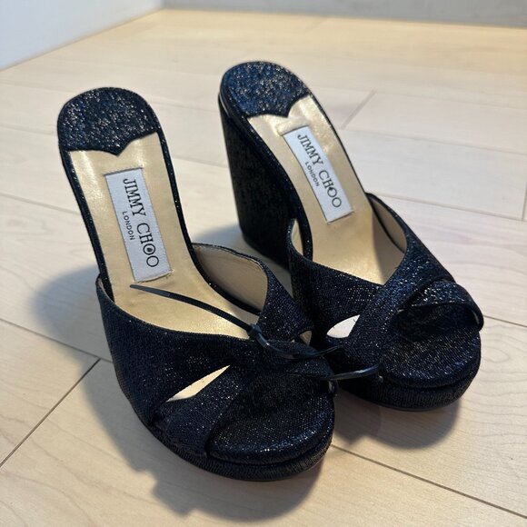 Jimmy Choo Platform Black Shoes 36 size - Picture 7 of 8